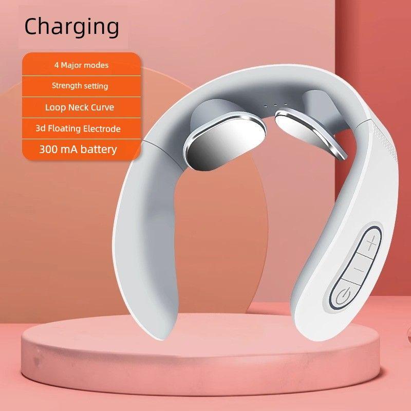 Neck Massager Neck Shoulder Neck Massage Instrument Hot Compress Neck Handy Gadget Dredge Spine Intelligence Neck Massager 2084