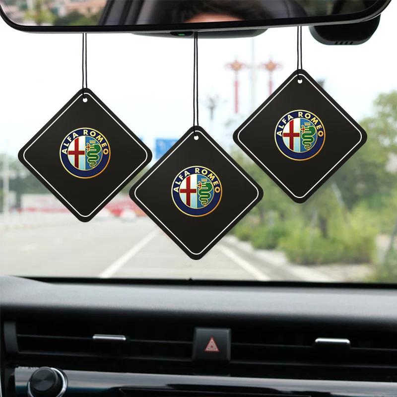 Hub Caps Car Fragrance Tablets Air Freshener Perfume Decoration Pendant For Alfa Romeo 4C 159 Spider Giulia 156 Car Flavoring Va CVP1