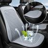 Летний вентилируемый чехол для автомобильного сиденья, Дышащая охлаждающая подушка для автомобильного сиденья, Противоскользящий протектор для автомобильного сиденья, Подходит для автомобиля, грузовика, внедорожника, минивэна, аксессуары для интерьера автомобиля