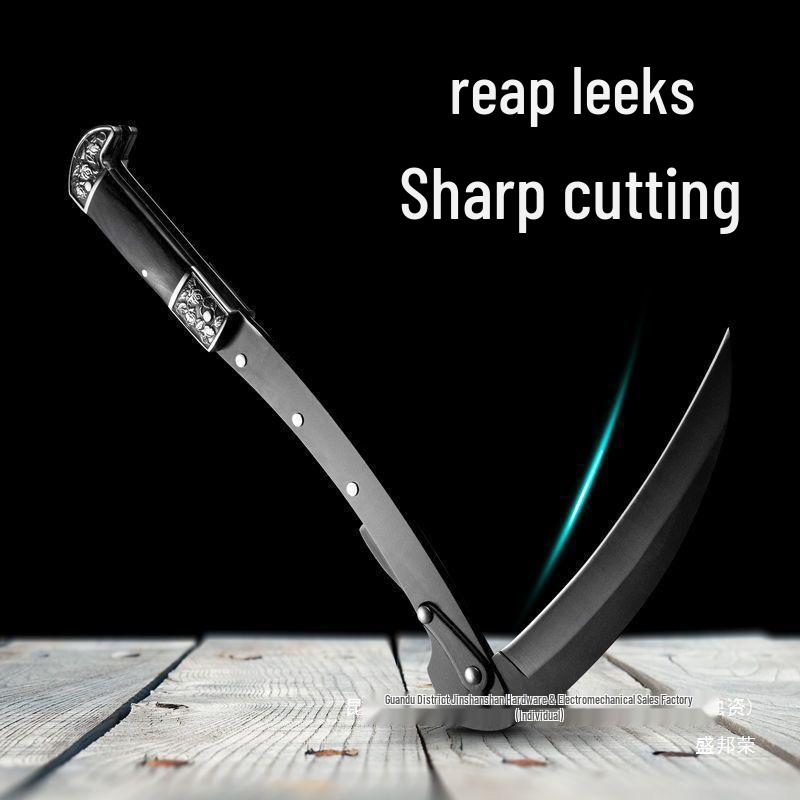 Складная нержавеющая стальная садовая серп Columbia для травы и сельского хозяйства