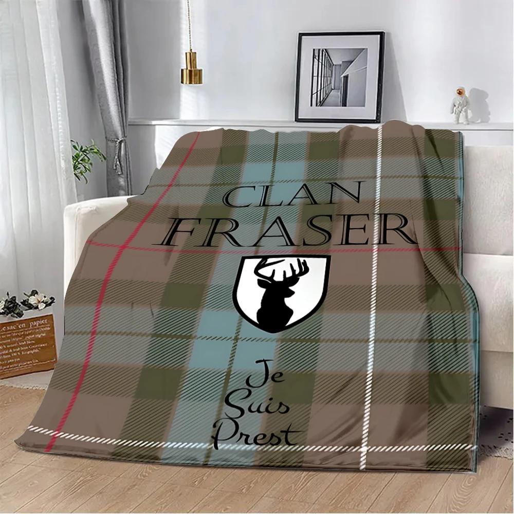 OUTLANDER TV Jamie Fraser Sassenach Dragonfly Printed Blanket Picnic Blanket Warm Soft and Comfortable Home Travel Birthday Gift