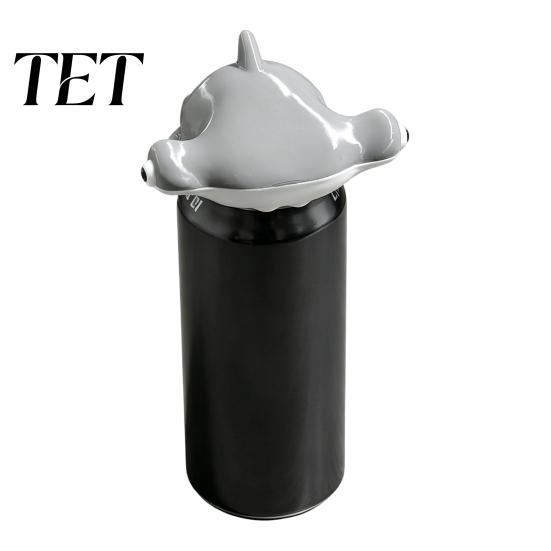 Eco Friendly Can Seal Reusable Animal Soda Lids for 375ml Standard Cans, 3D Printed Frog Dinosaur Fitment Shark Beverage Toppers Dust Protection