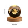 LF# 3D Crystal Ball Table Lamp Standing Ideal Birthday Gift for Teens Boys and G