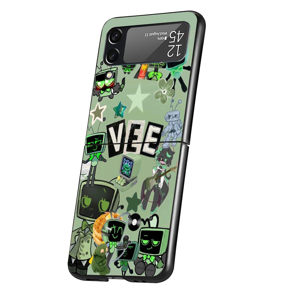 Игровой чехол Dandys World для телефона Samsung Galaxy Z Flip 7 6 5 4 3 5G Flip7 Flip6 Flip5 Flip4 Flip3 Черный Fundas Shell
