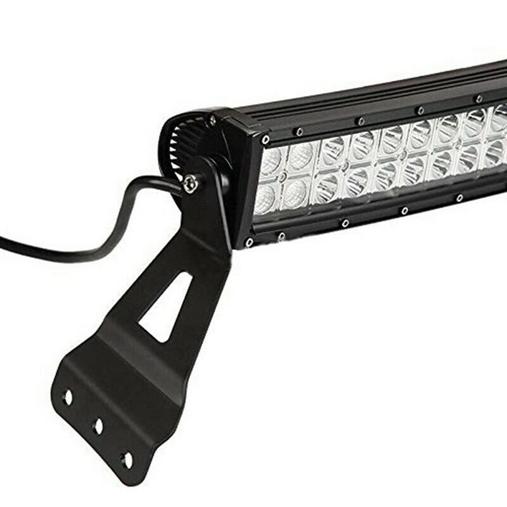 1 Pair Car Upper Bar Mounting Brackets Kits Compatible For Off-road Roof Led Light Strip Bracket