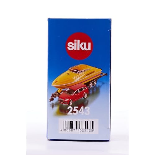 SIKU Land Cruiser with Trailer for Car and Motorboat Loading (SK2543)