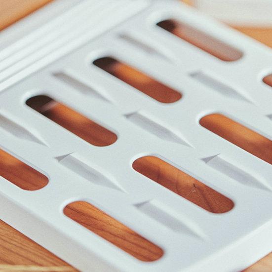 Хлеборезка из АБС-пластика с полым дном, профессиональная домашняя хлеборезка для тостов, направляющая для нарезки и резки, форма