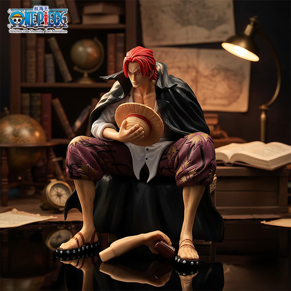 1pc Officially One Piece Shanks Figure, One of the Four Emperors — Collectible Desktop Decor, Ideal Gift for Holiday & Birthday.
