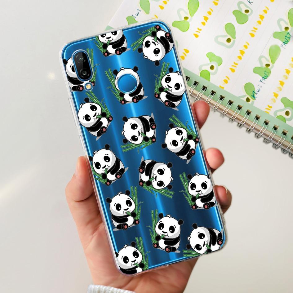 Чехол для Huawei P20 Lite Чехол Милый Астронавт Мультяшный Тонкий Прозрачный Мягкий Силикон Задняя Крышка Телефона Для Huawei P20Lite ANE-LX2 Funda