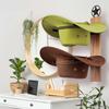 AJART Настенная полка для хранения ковбойских шляп в западном стиле: Настенный декор в стиле ковбой для дома - 6 штук Организатор-крючки в виде ковбойской шляпы - Коричневая вешалка-дисплей для ковбойской шляпы
