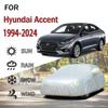 Для Hyundai Accent 1994-2024 наружная защита полная 190T автомобильные чехлы снегозащитный козырек пылезащитный наружные автомобильные аксессуары