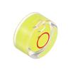 uxcell Round Bubble Level, 12x6mm, Mini Circular Bullseye Level for Camera Tripods, Telescopes, Workshops, Turntables, and Picture Frames, Yellow