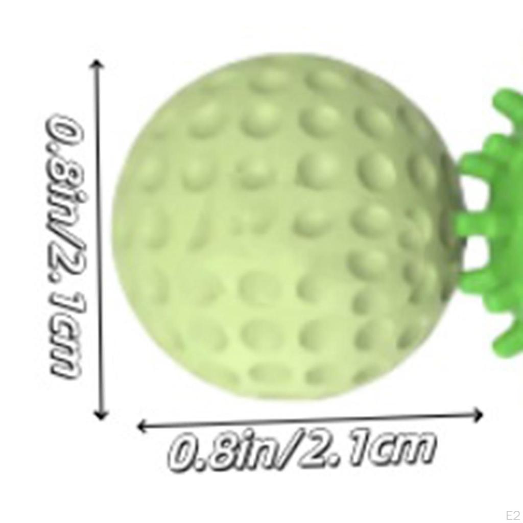 12x Sensory Toys Textured Multi Balls Set for Party Favors Children Birthday Green