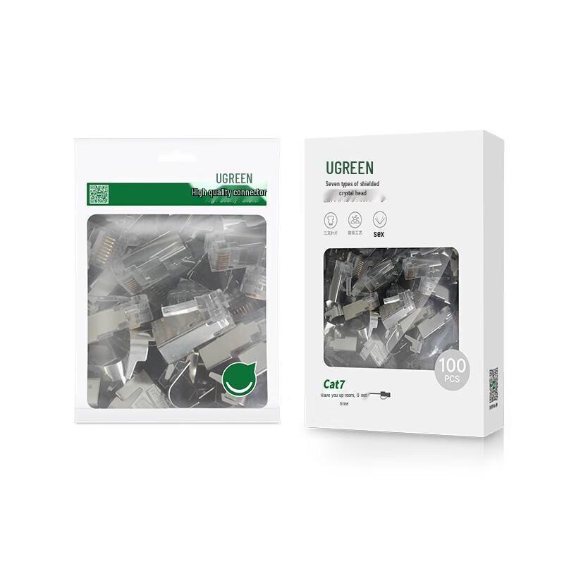 UGREEN Cat6/6A RJ45 Shielded Network Connectors (100-Pack)