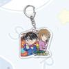 Акриловый брелок в стиле аниме «Детектив Конан», металлическое кольцо, автомобильная сумка, украшение для ключей, аксессуар, подарок, аниме, подарки, кулон