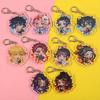 Клинок Демонов Kimetsu No Yaiba Призрак Брелок Акриловый Подвеска Брелок для ключей автомобиля Поклонники Рождественский Подарок Кукла-игрушка аниме для детей Носить Мини Легкий Портативный