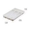 4 Compartments Cutlery Tray Kitchen Drawer Organizer Spoon Knife Fork Separation Plastic Storage Box Tableware Tray