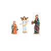 15 Pcs Nativity Set | Crib Set Perfect for Christmas Gifting|Decor ( Pack - Mary,Joseph,Baby Jesus, Angel, 3 Wise Men,Shepherd, 7 Animals
