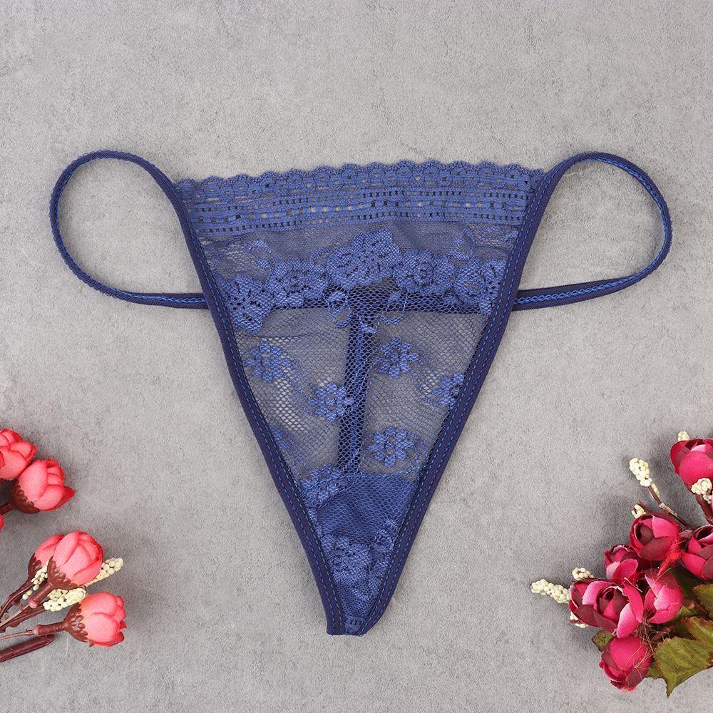 10pcs Random Transparent Seamless Thong Low Waist Briefs Sexy Lingerie G-String Lace Panties