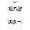 Men's and women's outdoor polarized sunglasses, featuring a classic square frame, UV protection, and vibrant colors