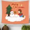 Home Decor Christmas Tapestry Christmas Tree Christmas Print Decoration Wall Hanging Bedroom Living Room Background Fabric