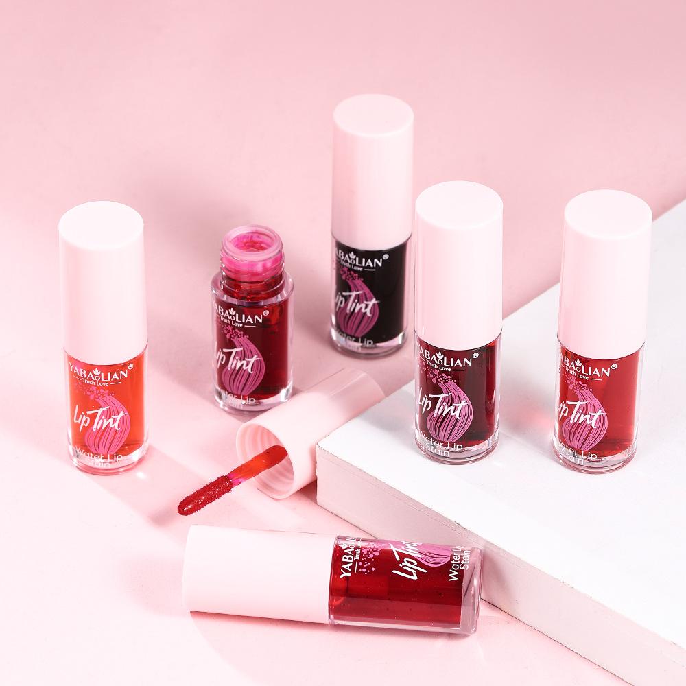 Lipstick Water Makeup Explosion Pearlescent Lip Gloss Lasting Moisturizing Non-stick Cup Lip Glaze