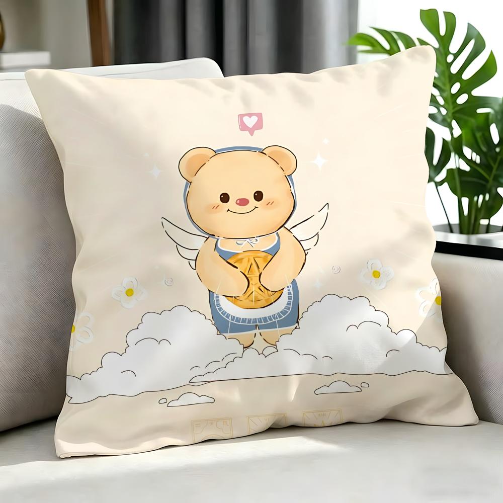 Cartoon BButterbeared Cushion Cover Cushion Cover Set Pcs x x x Pillowcase Decorative Sofa Home Decor