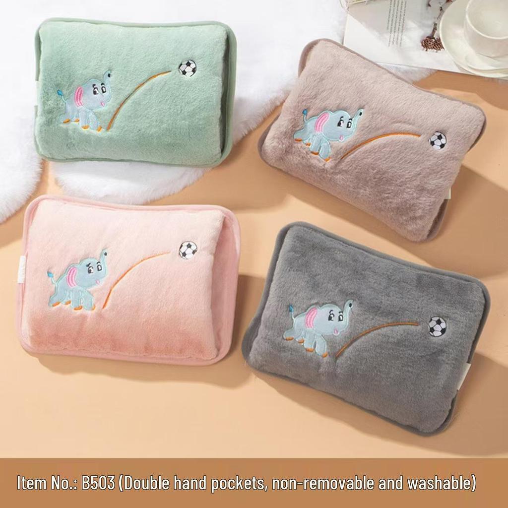 Электрическая грелка: Безопасный, Взрывозащищенный, Автоматическое отключение питания, Двойные прорези для рук, Моющийся, Безопасный для детей