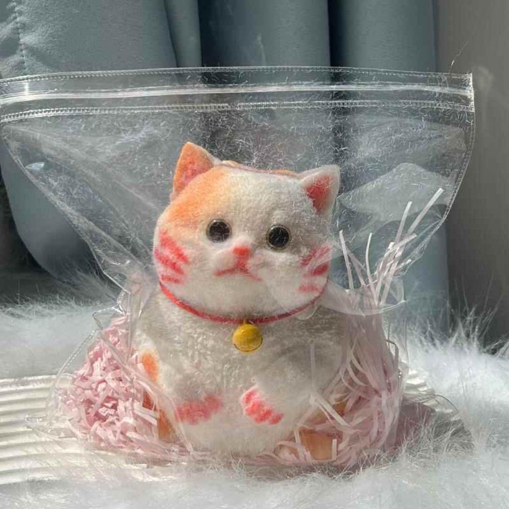 Мультяшная симуляция кошачьих игрушек, медленный отскок, кошачья игрушка-фиджет, мини-украшения