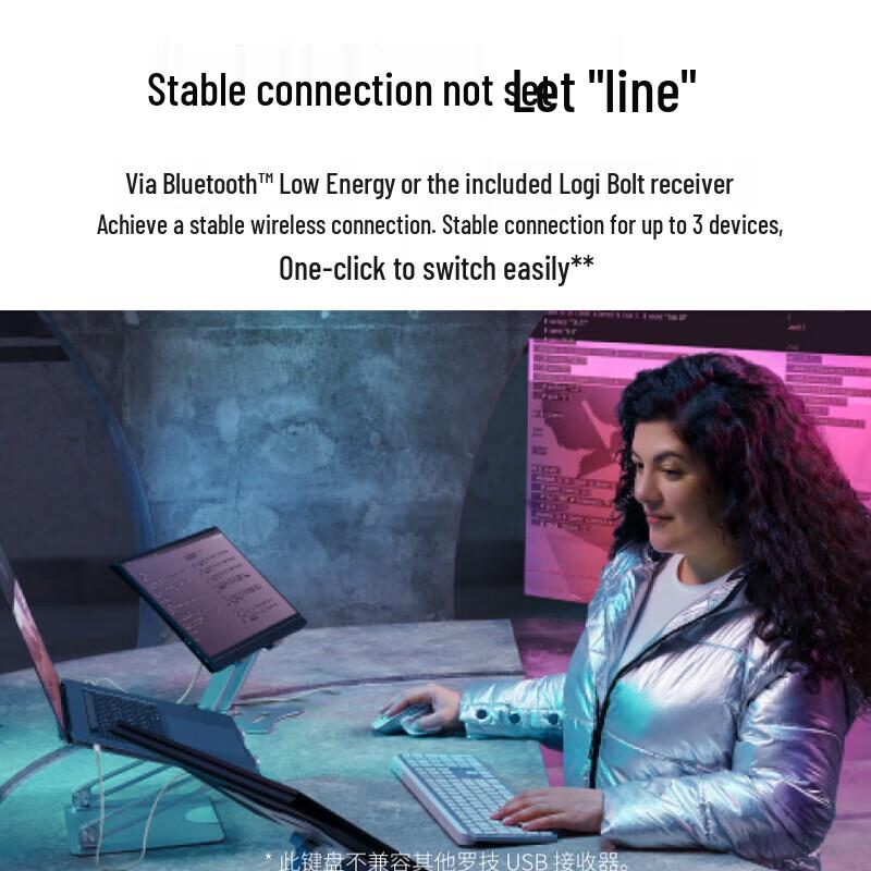 Logitech MX Keys S Wireless Bluetooth Backlit Keyboard