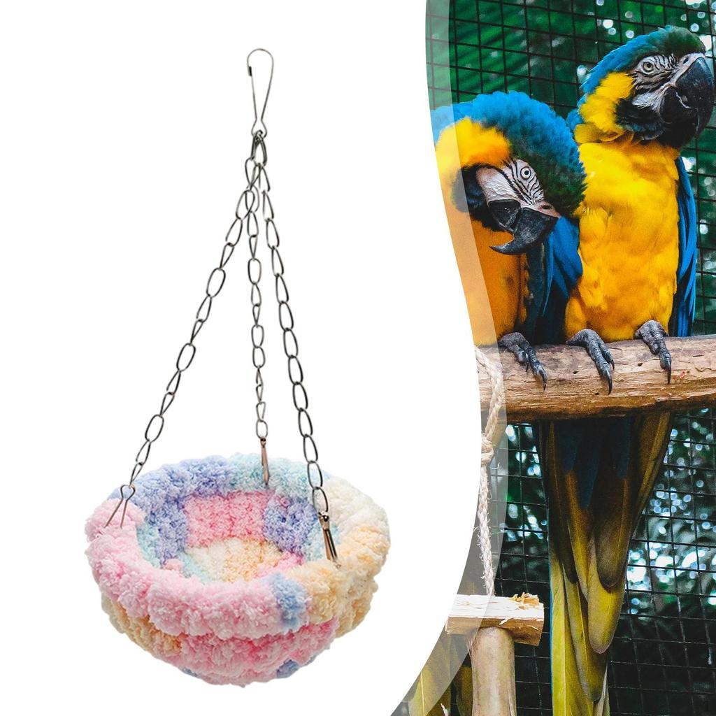 Nest Bed Hanging Bird Hammock Comfortable Cage Accessories Breeding for Parrots Lovebirds
