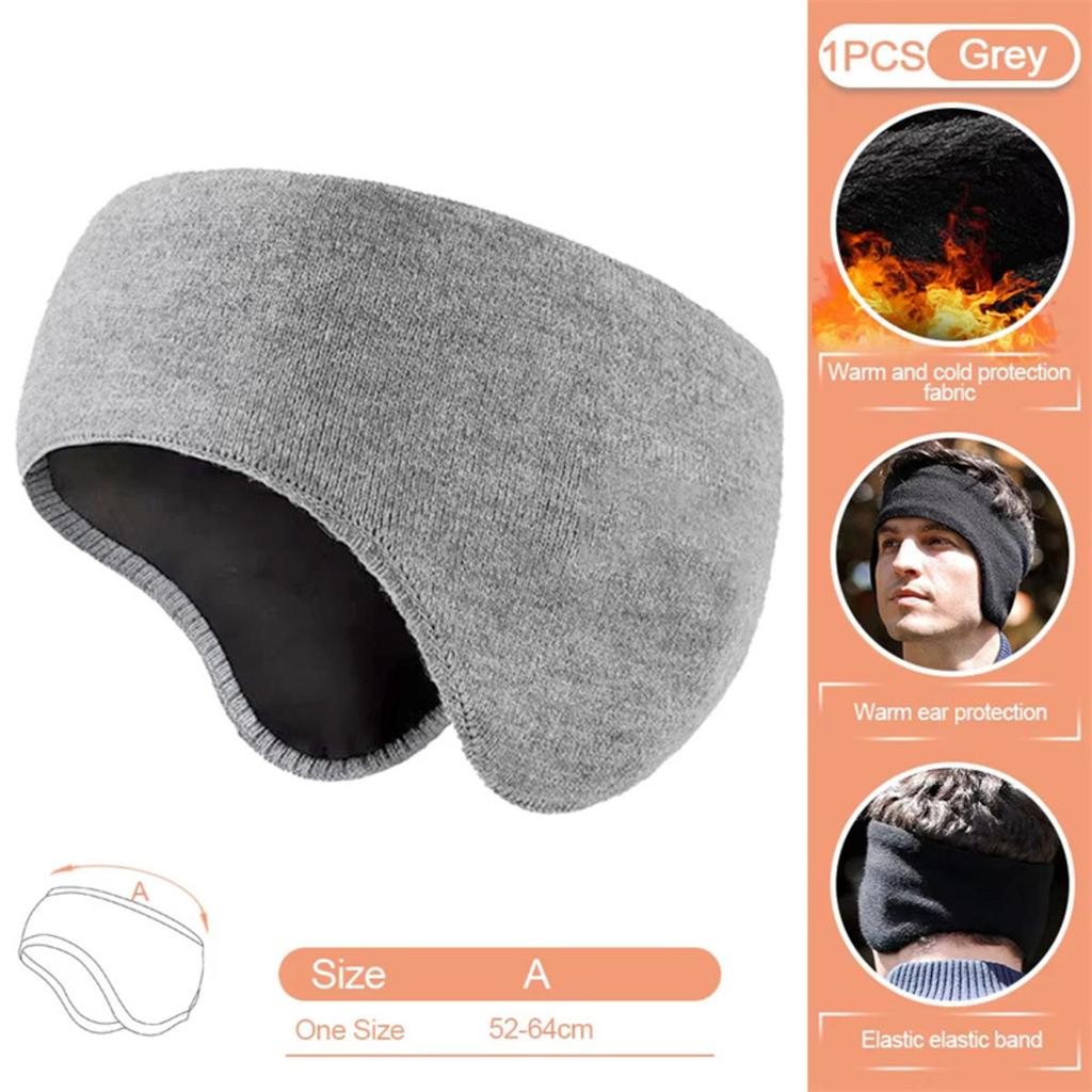 1Pc Polyester Ear Warmer Muff Winter Headband Ear Muffs Headband for Men Women Running Skiing Outdoor Sports