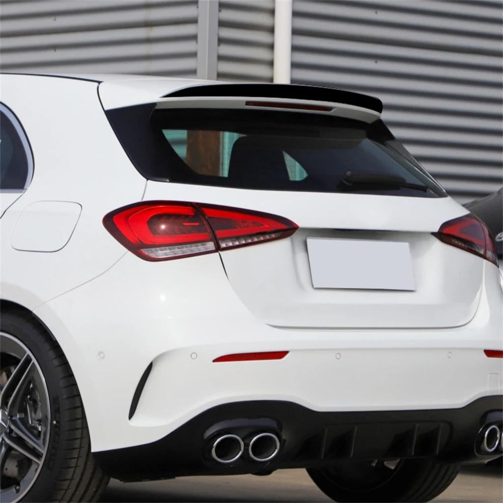 Для Mercedes Benz A-Class W177 A160 A180 A200 A220 A250 A35 A45 AMG Хэтчбек 2018-2025 Задний спойлер на крышу Крыло Верхняя губа багажника