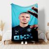 1pc Blanket - Haaland Print Design, Lightweight Blanket for Sofa, Bed- Soft &Warm, Gift for All Seasons