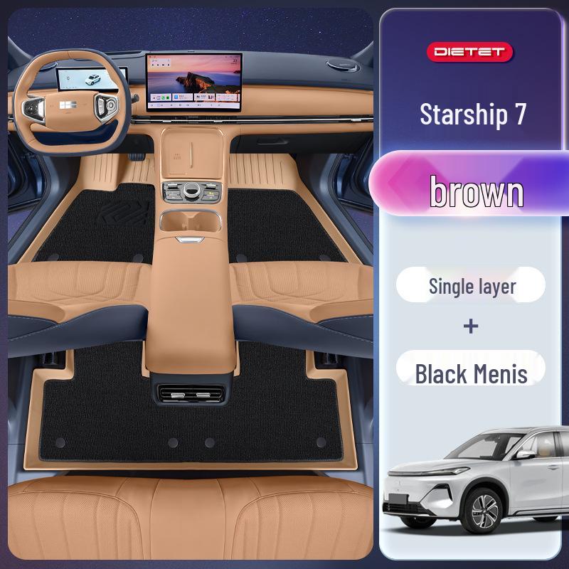 Коврики для ног Galaxy Starship 7 TPE2025 для автомобиля Geely Galaxy EM-i, Аксессуары для интерьера