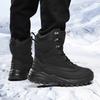 39-48 Зимняя мужская обувь больших размеров, зимние утепленные ботинки из хлопка для снега