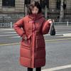 Lazy Down Cotton Clothes Women's Medium and Long Over the Knee Fashion Foreign Style New Winter Women's Coat