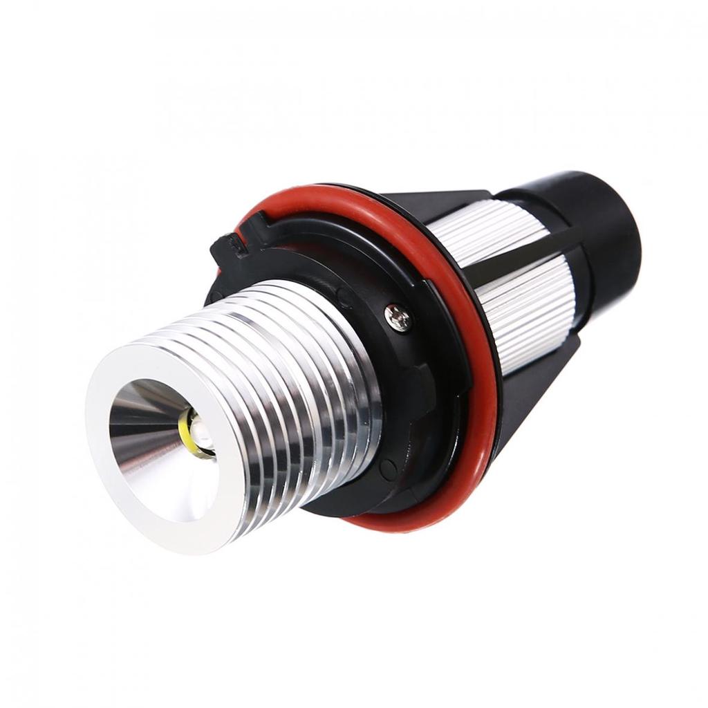 2pcs 1000LM Angel Eyes Car LED Halo Ring Marker Bulbs Light 5W 6000K White Fit for BMW X5 E39 E53 E60