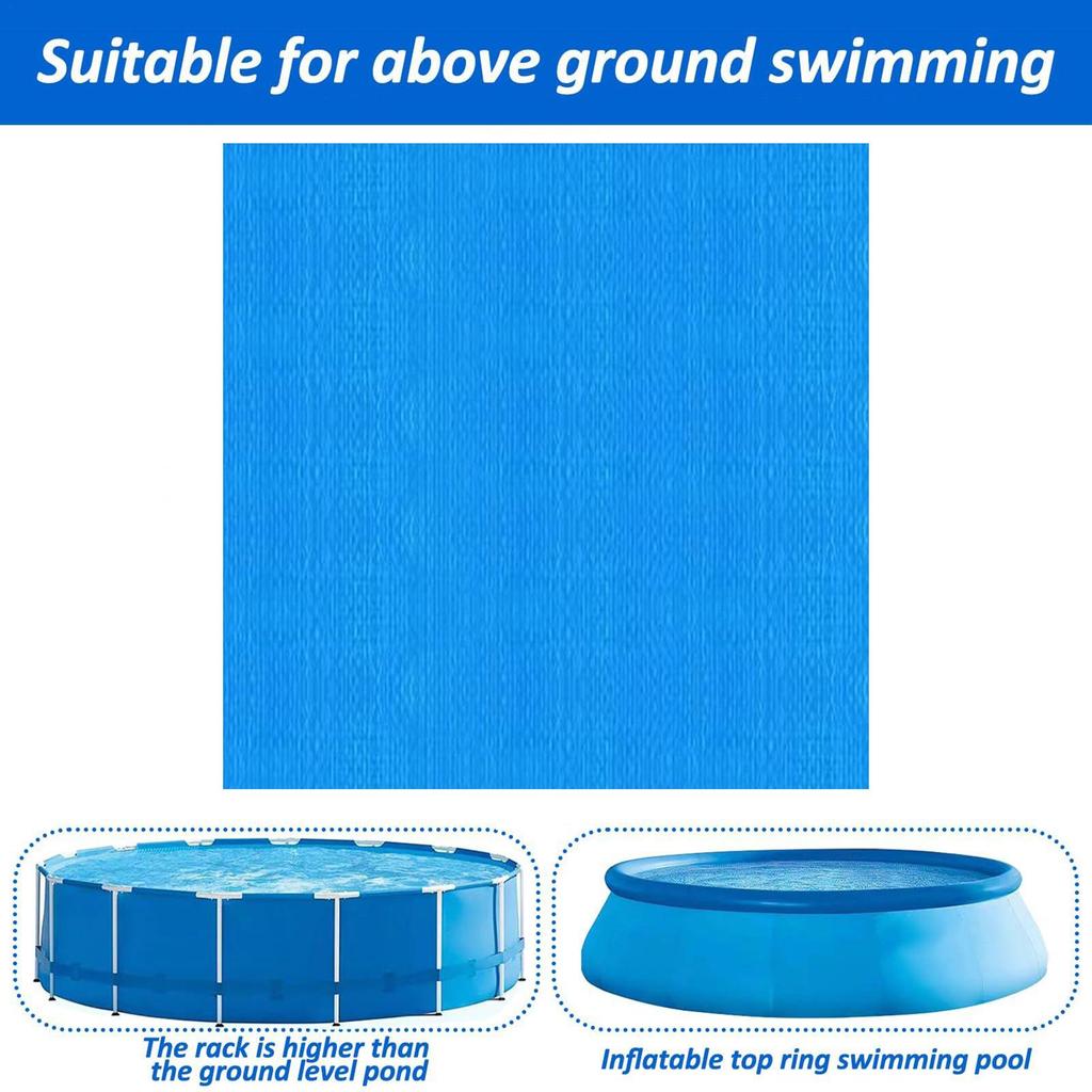 Pool Liner Pool Ground Mat Swimming Padding Mat Puncture Resistant Floor Protection for Walkway Poolside Outdoor Water Areas