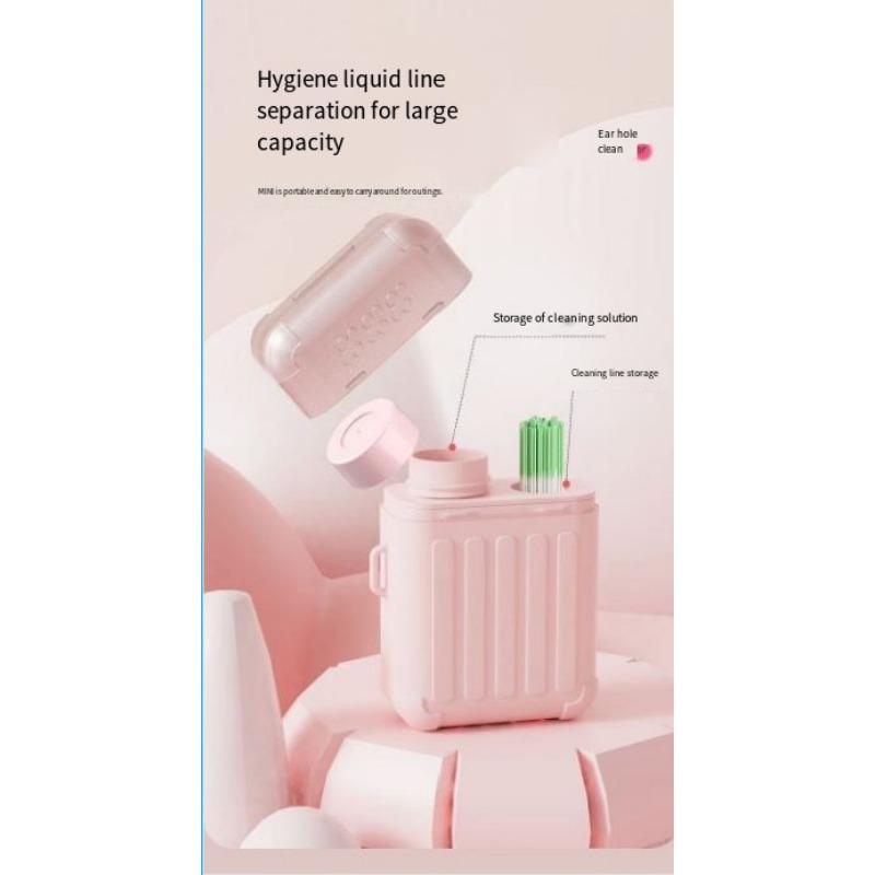 1 упаковка чемодан, чистка ушного отверстия, чистка наушников, чистка ушного отверстия, предотвращение засоров, удаление запаха, приспособление для промывания ушей