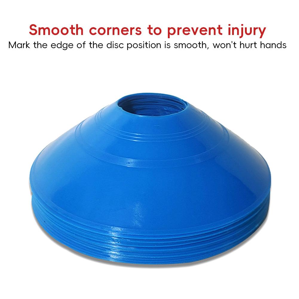 10 шт./компл. детский футбольный тренировочный инвентарь для профессиональных дисковых конусов, упражнения на ловкость, преодоление препятствий, спортивные тренировочные аксессуары