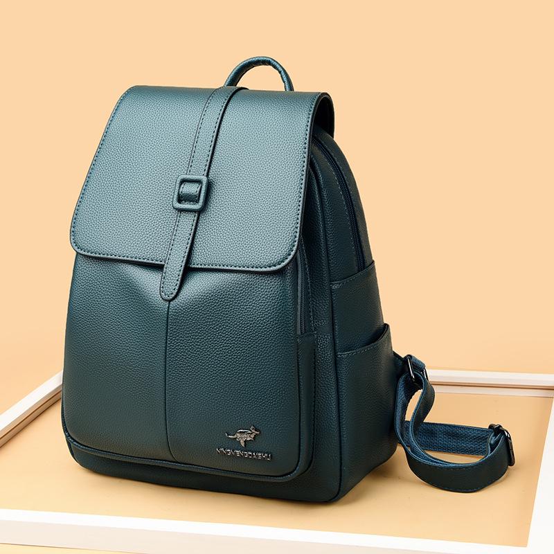 Women's New Korean Style Simple and Fashionable Women's Backpack Commuting Versatile Large Capacity One-shoulder Casual Bag