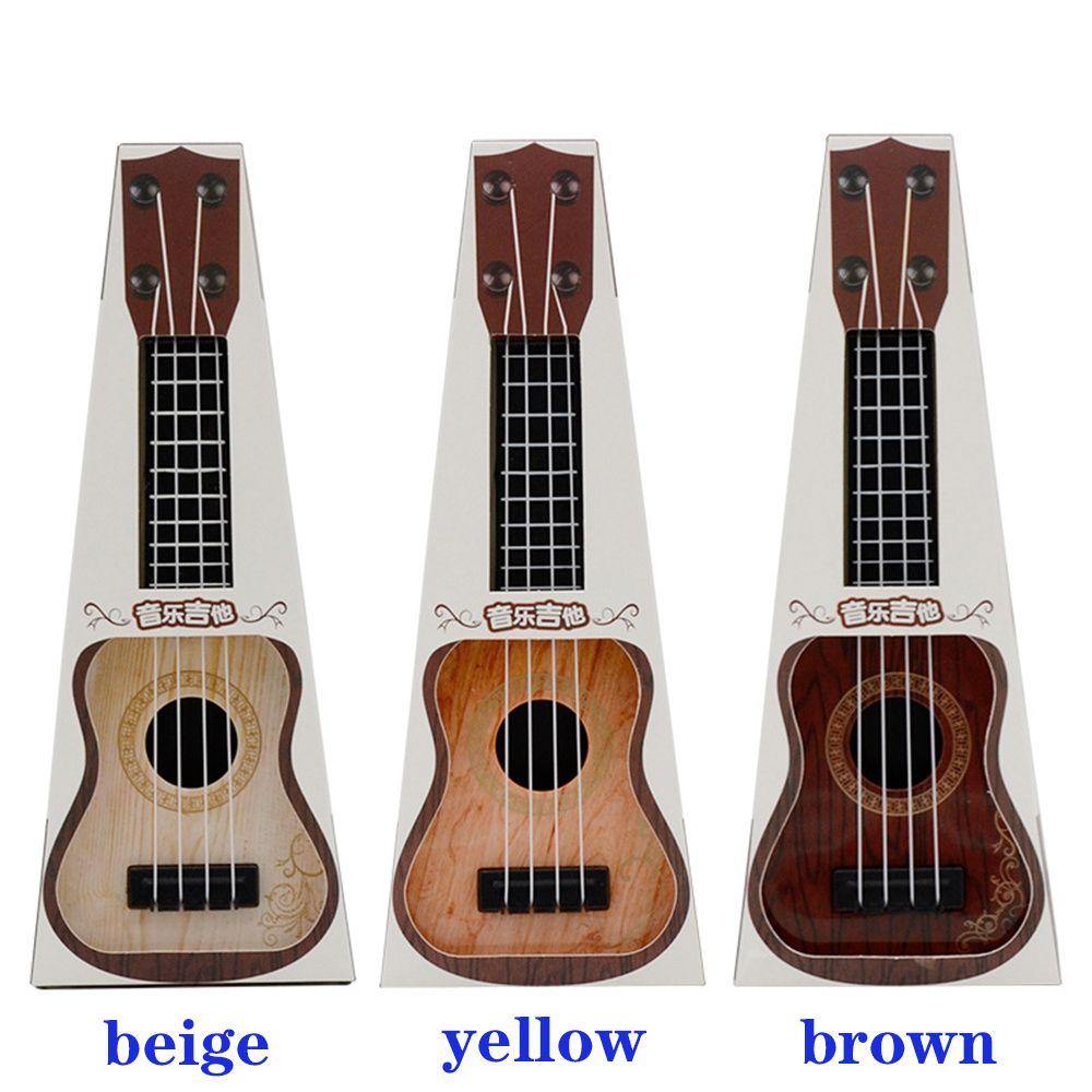 4 Струны Подарок на День Рождения Музыкальная Игрушка Музыкальный Инструмент Инструменты Симуляция Гитара Мини Укулеле