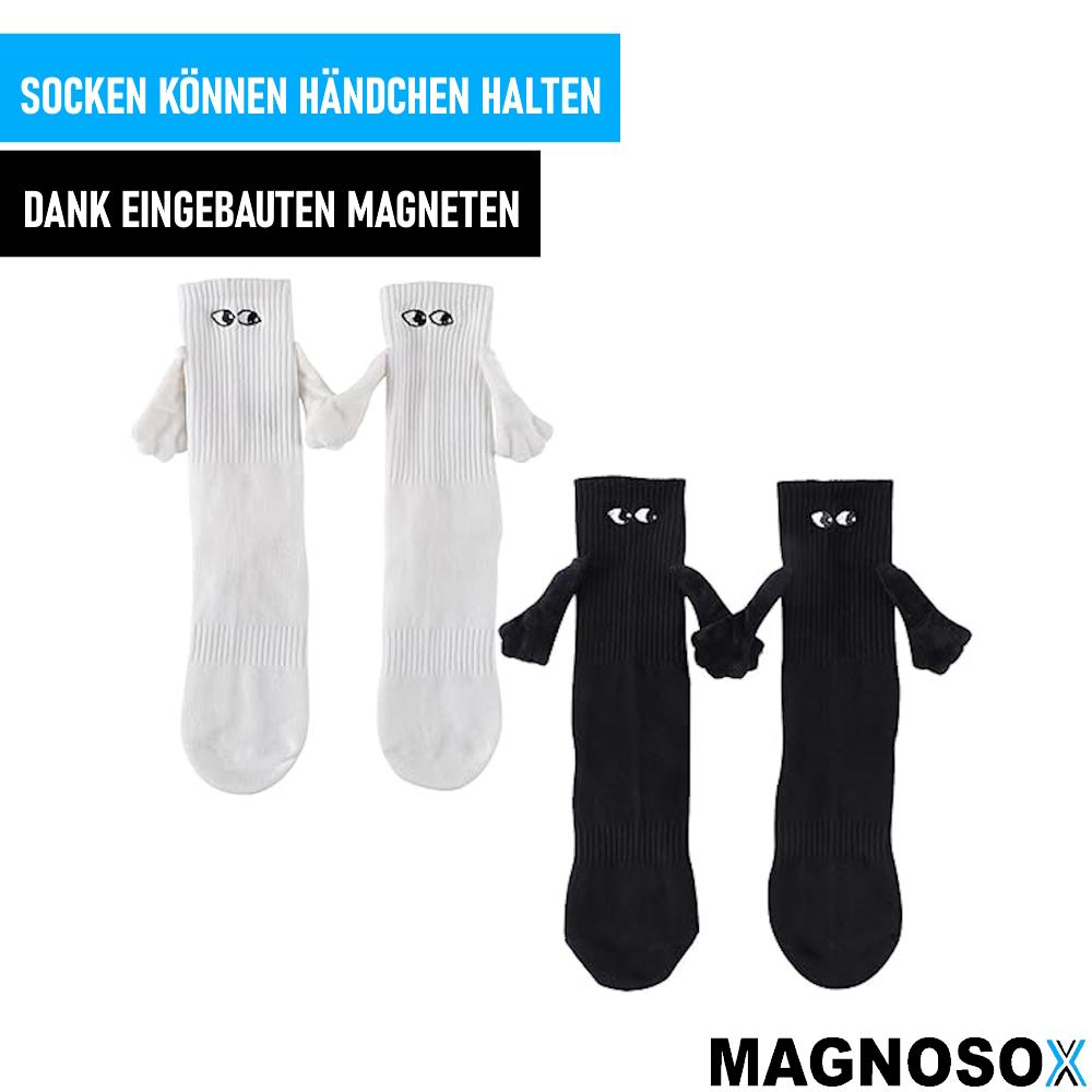 MAGNOSOX 2 пары магнитных носков с руками, носки «рука в руке» для пар