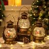 Christmas Snow Globe Lantern Music Box Collection With Light Decorative Night Lamp For Home Desktop Decoration Christmas Present