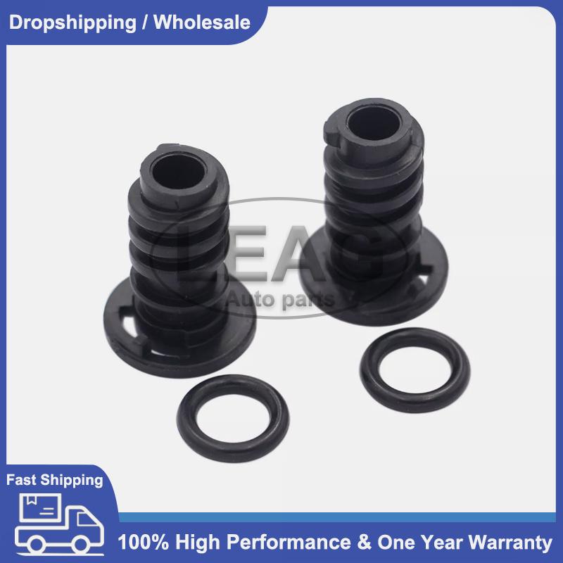 10Pcs A0029902017 0029902017 Green Black Rubber Ring Engine Oil Pan Drain Screw Plug Plastic for Mercedes-Benz C63 AMG S550 S550