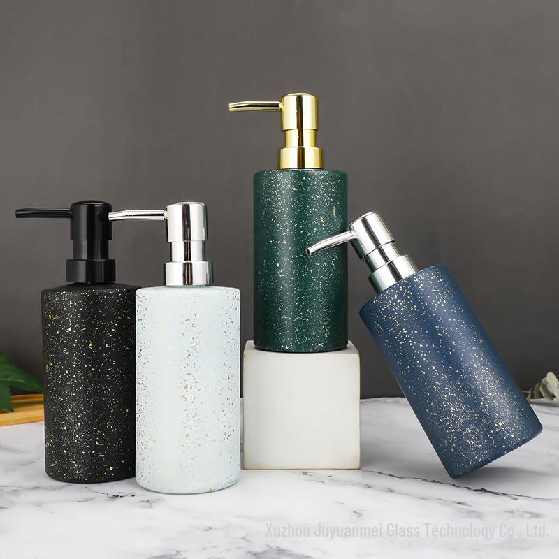 Стеклянный флакон для лосьона и мыла в скандинавском стиле для дома, дезинфицирующее средство для рук и гель для душа в отеле
