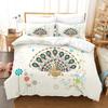 228x228 Комплект постельного белья Взрослые Павлины Пододеяльник Наволочки Комплекты покрывал Твин Фул Квин Кинг Домашний текстиль 100% Бамбуковое волокно