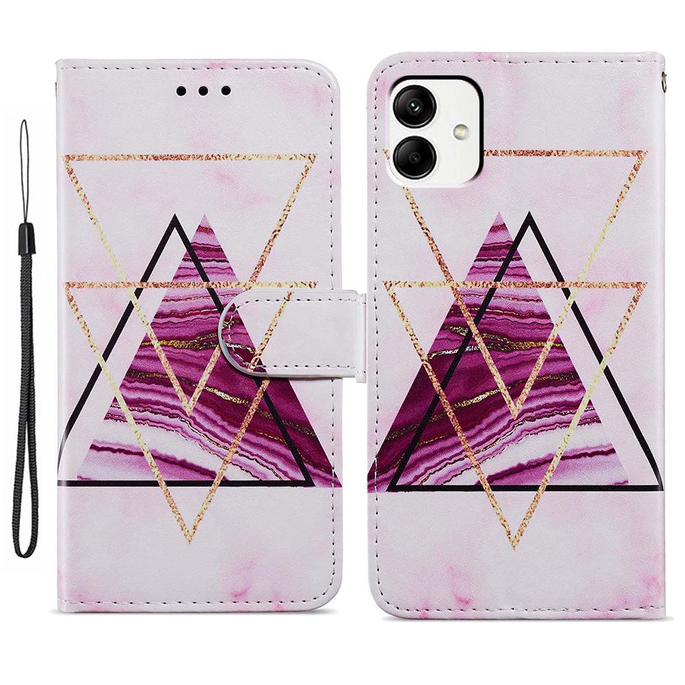 Leather Flip Phone Case For Samsung Galaxy A02S A03 Core A04S A04 A04E A05 A05S A10 A20 A20E A21S A30 Wallet Card Holder Cover