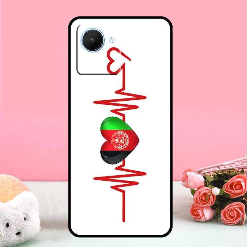 Баннер с флагом Афганистана для Realme 9 10 11 12 Pro Plus GT Neo 5 GT3 C11 C30 C31 C33 C35 C25s C21Y C51 C55 C53, чехол